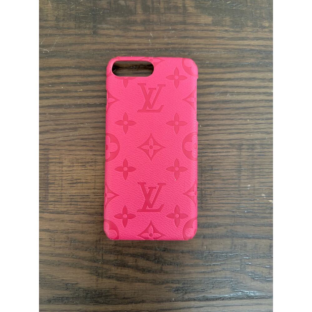 Louis Vuitton Pink Mahina Leather Phone Case – iPhone 7/8 Plus